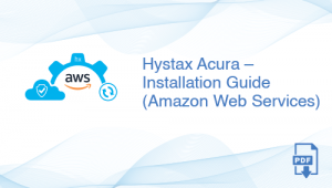 Hystax Acura AWS Installation Guide
