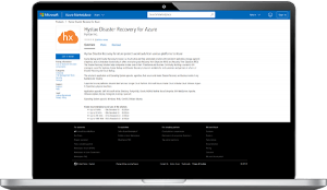 Hystax Acura is on Microsoft Azure Marketplace